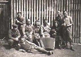 Bruno & friend in war-time Italy